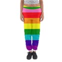 Colorful Stripes Lgbt Rainbow Flag Women s Jogger Sweatpants View1