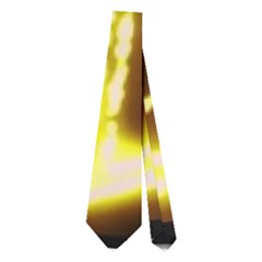 Happy Diwali Yellow Black Typography Neckties (two Side)  by yoursparklingshop