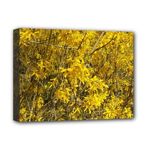 Nature, Yellow Orange Tree Photography Deluxe Canvas 16  X 12  