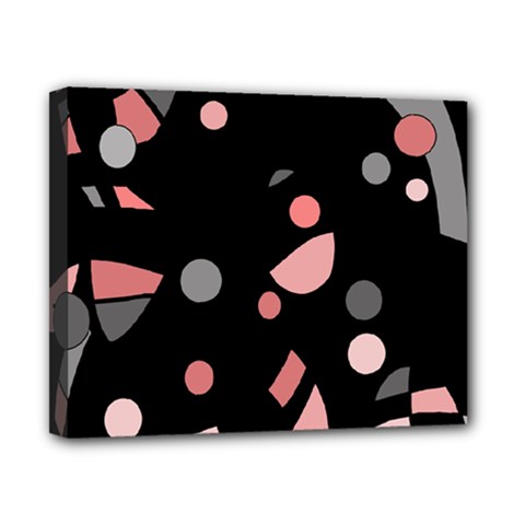 Pink And Gray Abstraction Canvas 10  X 8 