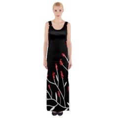 Elegant Tree 2 Maxi Thigh Split Dress