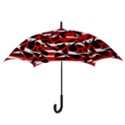 Red chaos Hook Handle Umbrellas (Small) View3