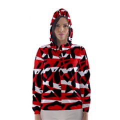 Red Chaos Hooded Wind Breaker (women)