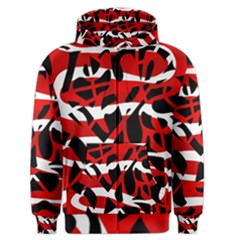 Red Chaos Men s Zipper Hoodie