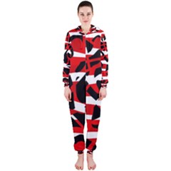 Red Chaos Hooded Jumpsuit (ladies) 