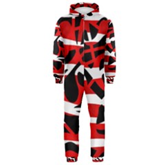 Red Chaos Hooded Jumpsuit (men) 