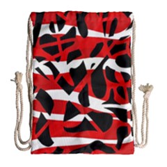 Red Chaos Drawstring Bag (large)