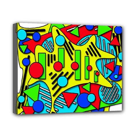 Colorful Chaos Canvas 10  X 8  by Valentinaart