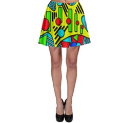 Colorful Chaos Skater Skirt