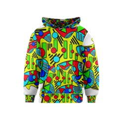 Colorful Chaos Kids  Pullover Hoodie