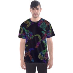 Decorative Fish Men s Sport Mesh Tee