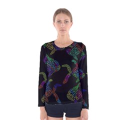 Decorative Fish Women s Long Sleeve Tee