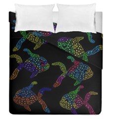 Decorative Fish Duvet Cover Double Side (queen Size)