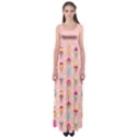 Ice Cream and Cupcake Sweet Tooth Pattern Empire Waist Maxi Dress View1