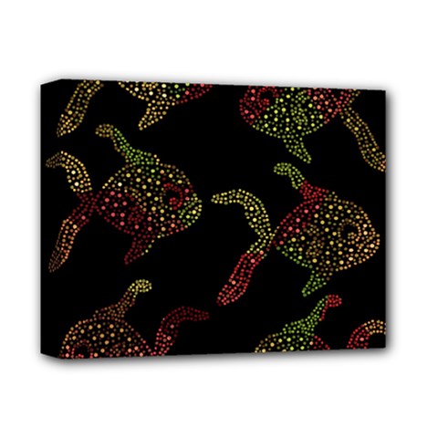 Decorative Fish Pattern Deluxe Canvas 14  X 11  by Valentinaart