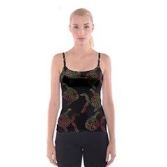 Decorative Fish Pattern Spaghetti Strap Top by Valentinaart