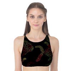 Decorative Fish Pattern Tank Bikini Top