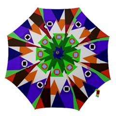 Colorful Houses  Hook Handle Umbrellas (large)