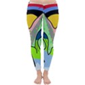 Colorful landscape Winter Leggings  View1