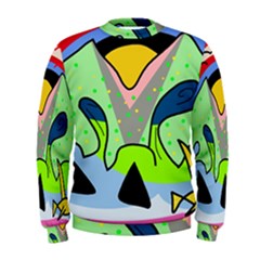 Colorful Landscape Men s Sweatshirt