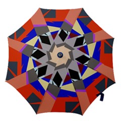 Geometrical Abstract Design Hook Handle Umbrellas (small)