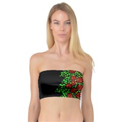 Sparkling Christmas Tree Bandeau Top by Valentinaart