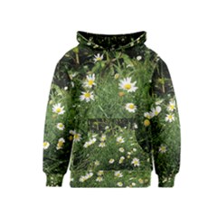 Wild Daisy Summer Flowers Kids  Pullover Hoodie