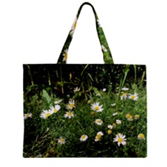 Wild Daisy Summer Flowers Zipper Mini Tote Bag by picsaspassion