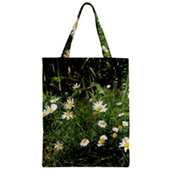 Wild Daisy Summer Flowers Zipper Classic Tote Bag by picsaspassion