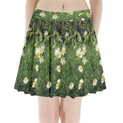 Wild Daisy Summer Flowers Pleated Mini Skirt