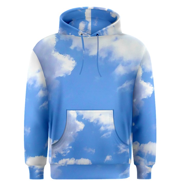 Summer Clouds and blue sky Men s Pullover Hoodie