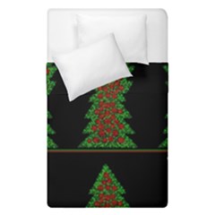 Christmas Trees Pattern Duvet Cover Double Side (single Size) by Valentinaart