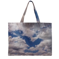 Breezy Clouds In The Sky Zipper Mini Tote Bag by picsaspassion