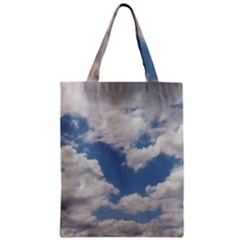 Breezy Clouds In The Sky Zipper Classic Tote Bag by picsaspassion