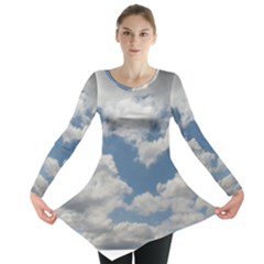 Breezy Clouds In The Sky Long Sleeve Tunic 