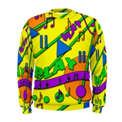 Music Men s Sweatshirt by Valentinaart