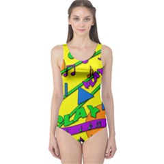 Music One Piece Swimsuit