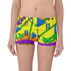 Music Reversible Boyleg Bikini Bottoms