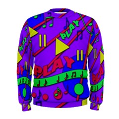 Music 2 Men s Sweatshirt by Valentinaart