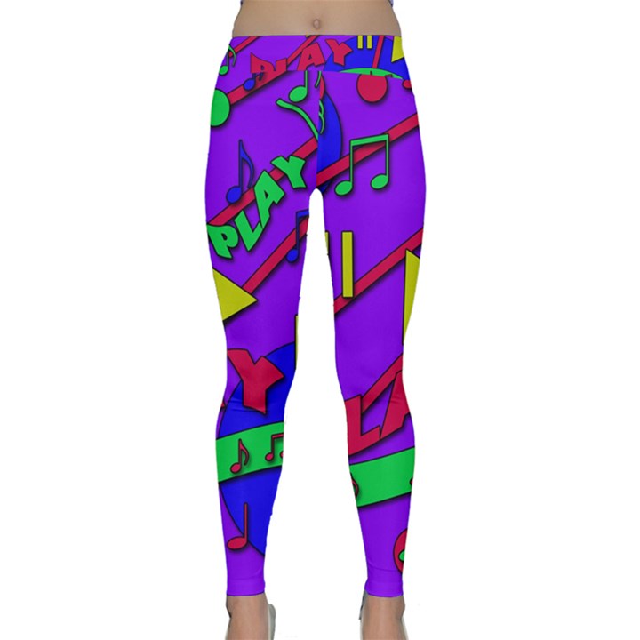 Music 2 Yoga Leggings 