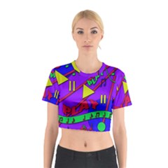 Music 2 Cotton Crop Top