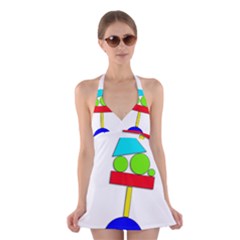 Balance  Halter Swimsuit Dress