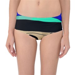 Accident  Mid-waist Bikini Bottoms