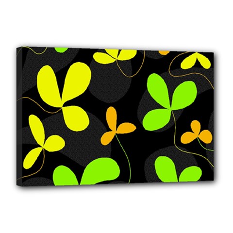 Floral Design Canvas 18  X 12  by Valentinaart