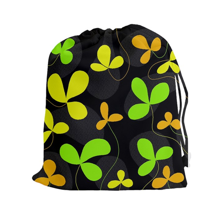 Floral design Drawstring Pouches (XXL)