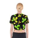 Floral design Cotton Crop Top View2