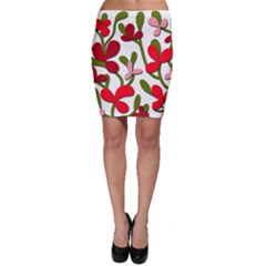 Floral Tree Bodycon Skirt by Valentinaart