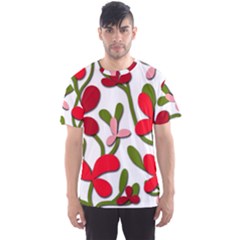 Floral Tree Men s Sport Mesh Tee