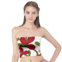 Floral Tree Tube Top