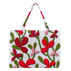 Floral tree Medium Tote Bag